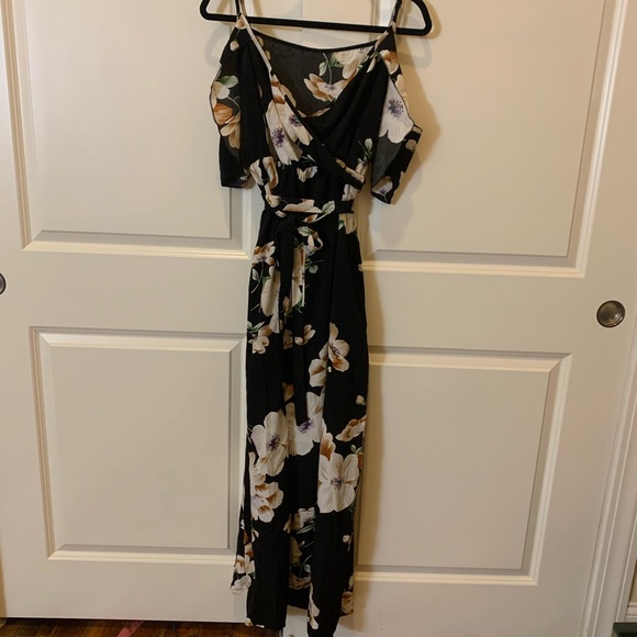 Off Shoulder Maxi Dress